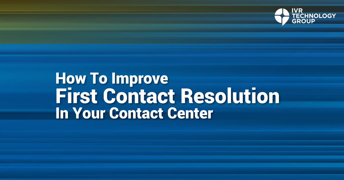 Resolving customer issues or questions on the first call is the pinnacle of success in contact centers. It's the ultimate expression of a fine-tuned customer engagement and experience strategy. So it's essential to track and monitor FCR (first contact resolution) in your customer service operation.